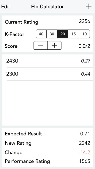 Elo Calculator - Dark Square Games