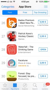 Waterfall - The Drinking Game in top Paid apps