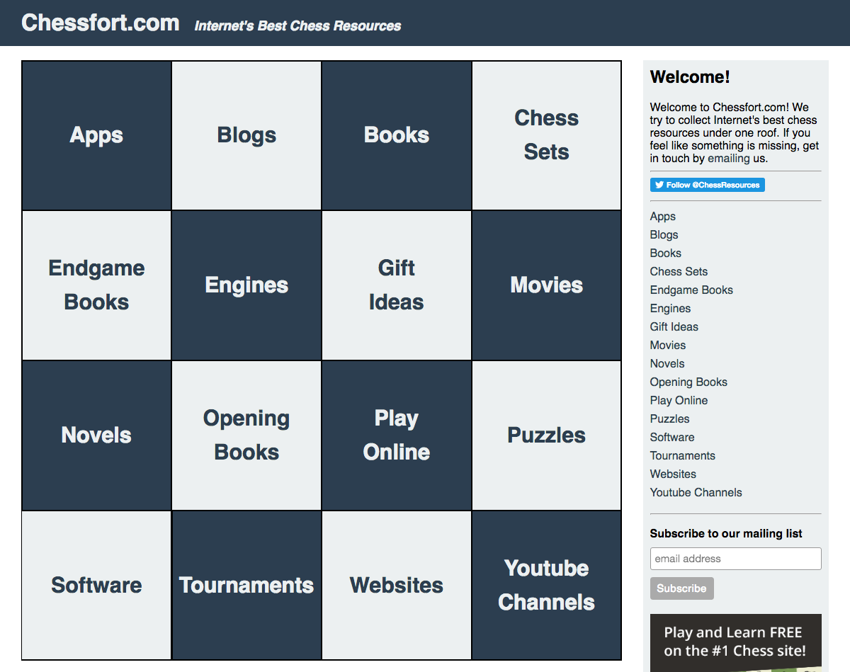 chessfort.com screenshot